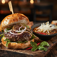 Pho Burger (Phở Burger) — Vietnamese catering platter