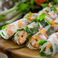 Rice Paper Rolls (Gỏi Cuốn) — Vietnamese catering platter